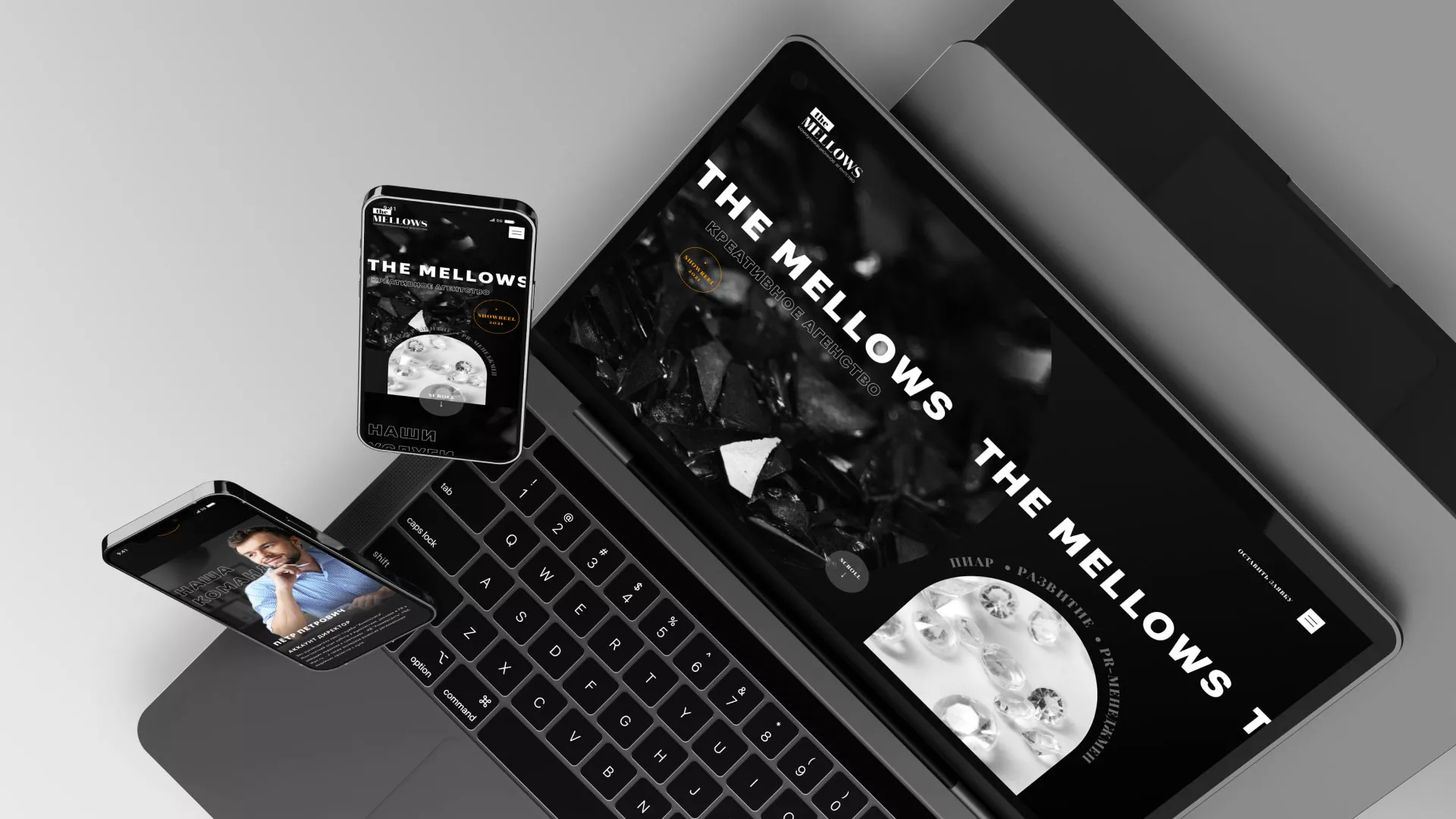 Разработка сайта креативного агентства «The Mellows» в Чегеме