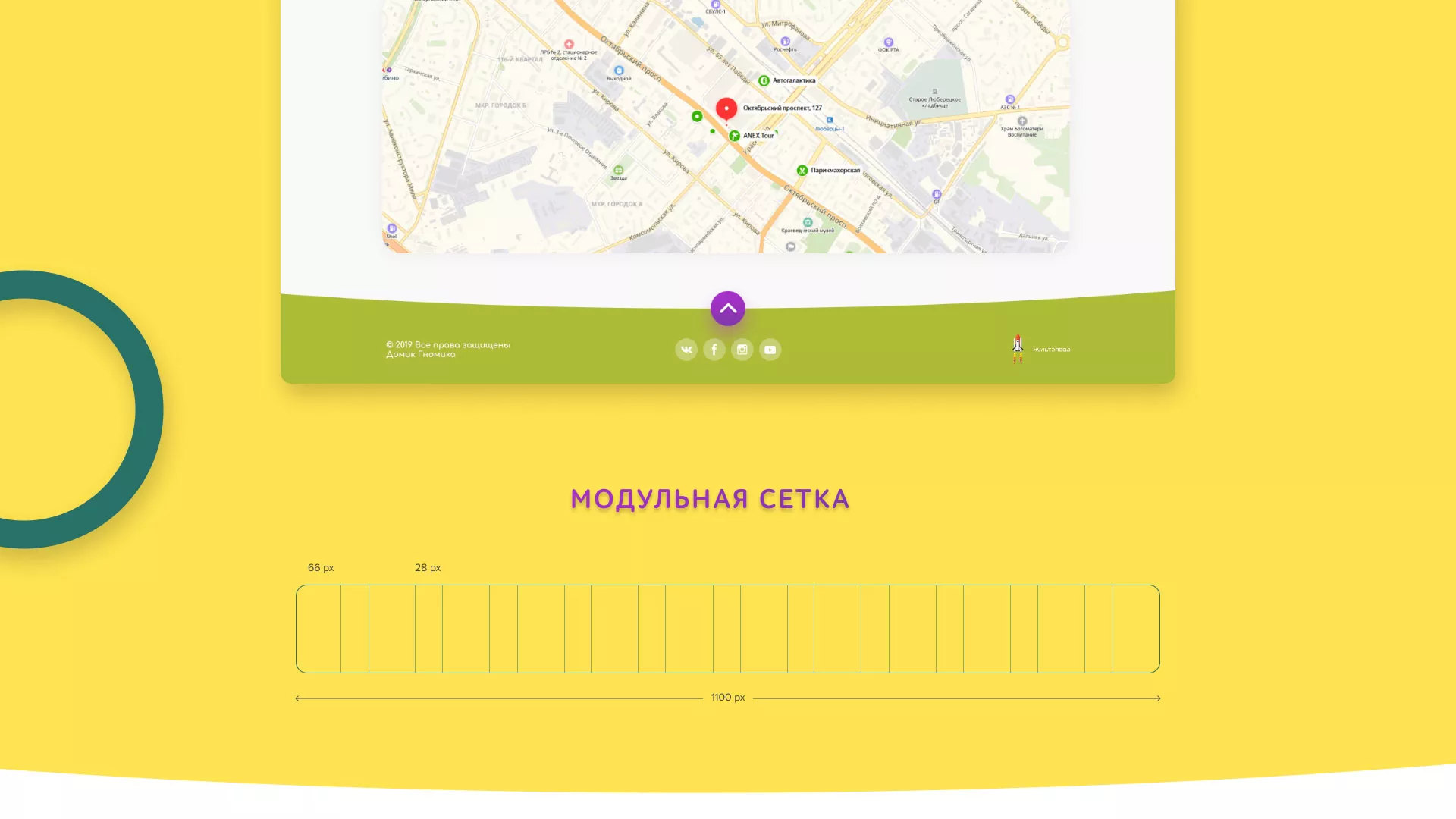 Разработка сайта детского активити-клуба «Домик гномика» в Чегеме