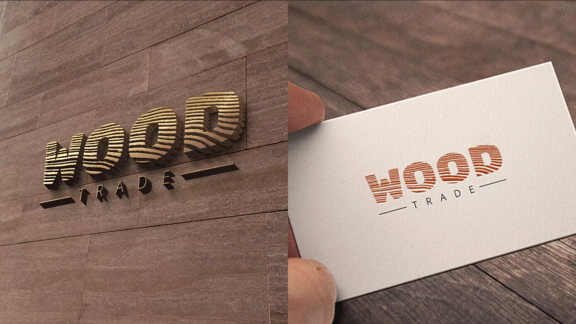 Разработка логотипа для компании «Wood Trade» в Чегеме